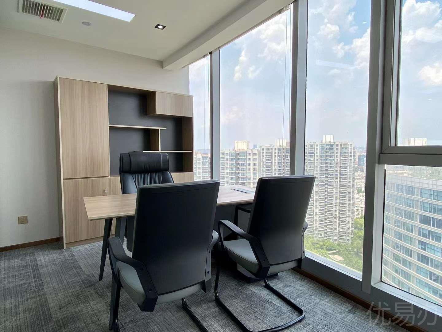 绿洲中环中心388平米精装全配办公室租赁出租